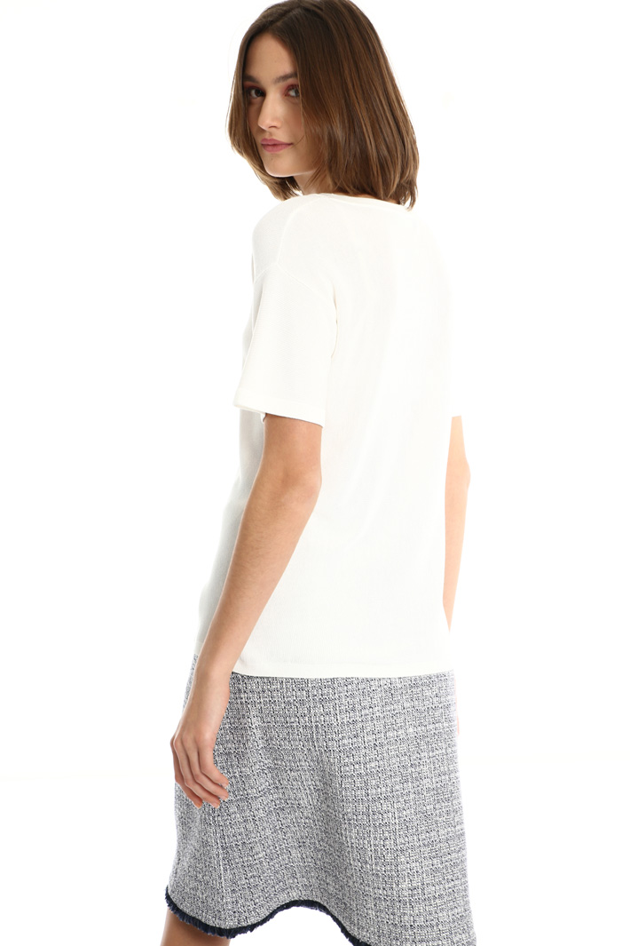 Short sleeve viscose sweater Intrend Short sleeve viscose sweater Intrend