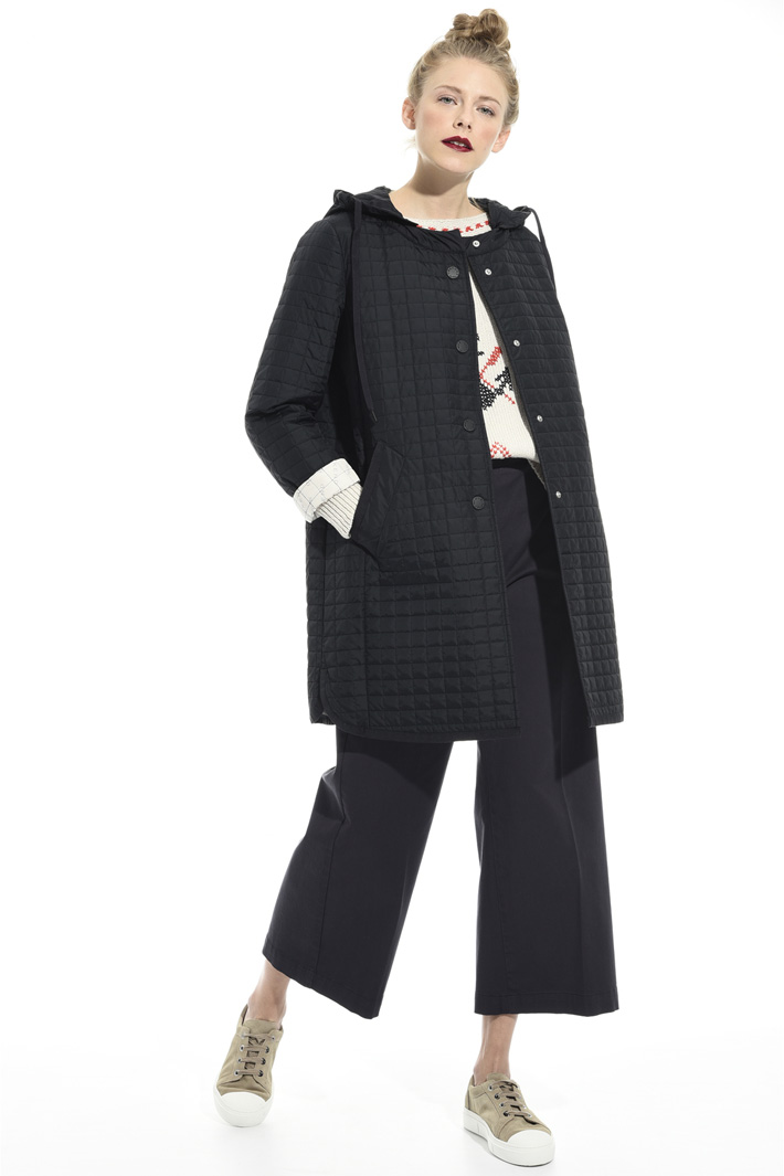 Hooded quilted coat Intrend Hooded quilted coat Intrend