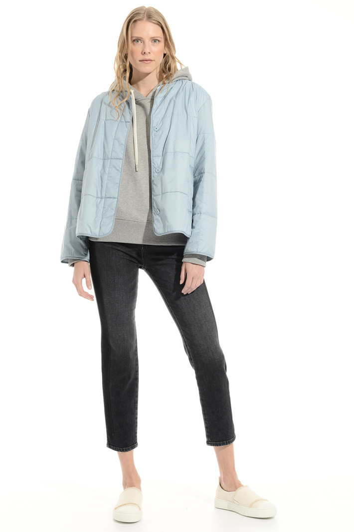 Puffer jacket with press studs Intrend Puffer jacket with press studs Intrend