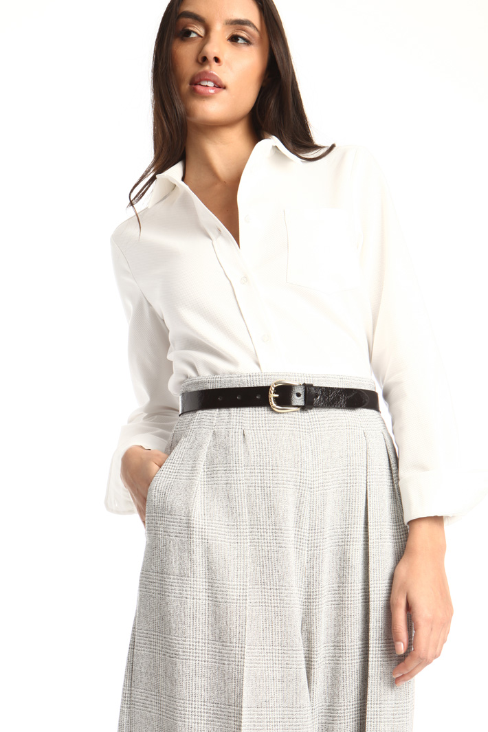 Thin leather belt Intrend Thin leather belt Intrend