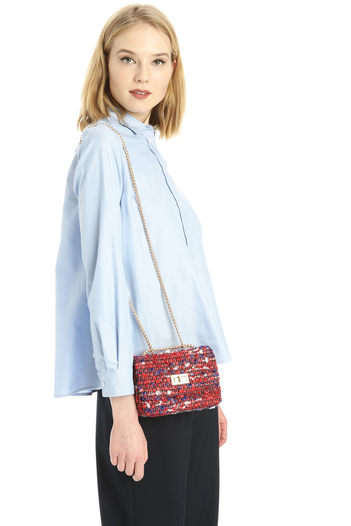 Bouclé effect mini bag Intrend Bouclé effect mini bag Intrend
