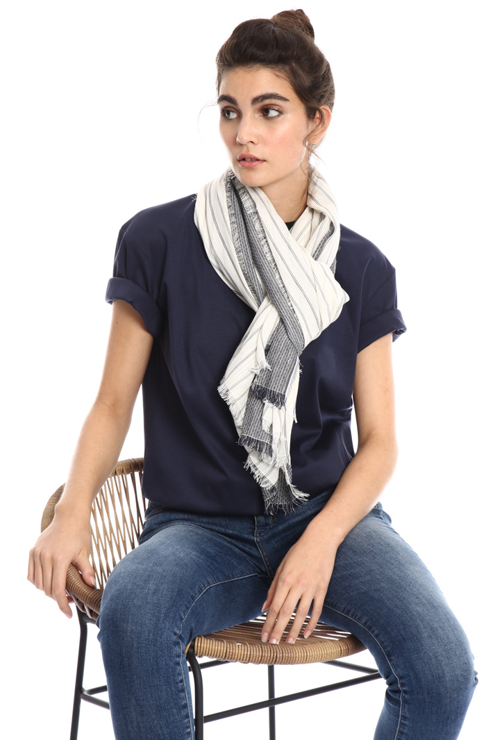 Cotton and linen stole Intrend Cotton and linen stole Intrend