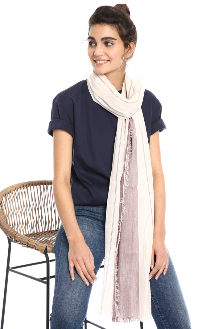 Cotton and linen stole Intrend Cotton and linen stole Intrend