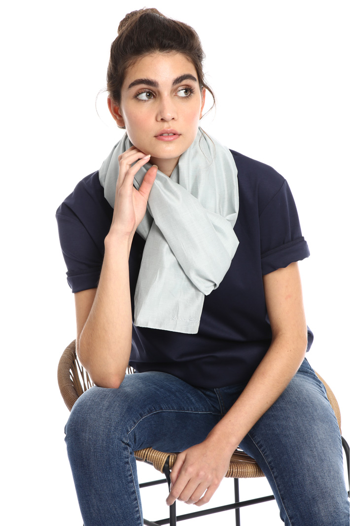 Cotton and silk scarf Intrend Cotton and silk scarf Intrend