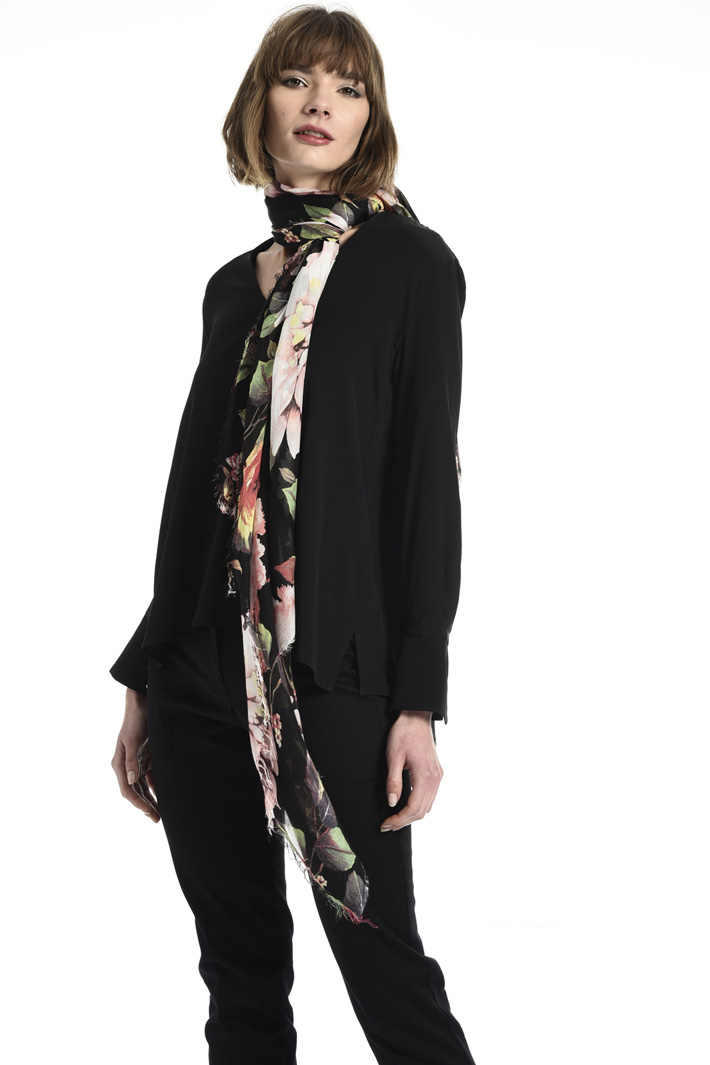 Floral print scarf Intrend Floral print scarf Intrend