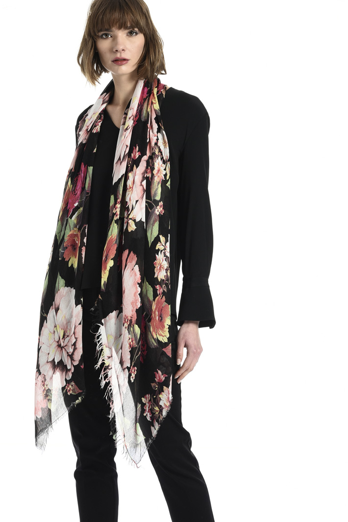 Floral print scarf Intrend Floral print scarf Intrend