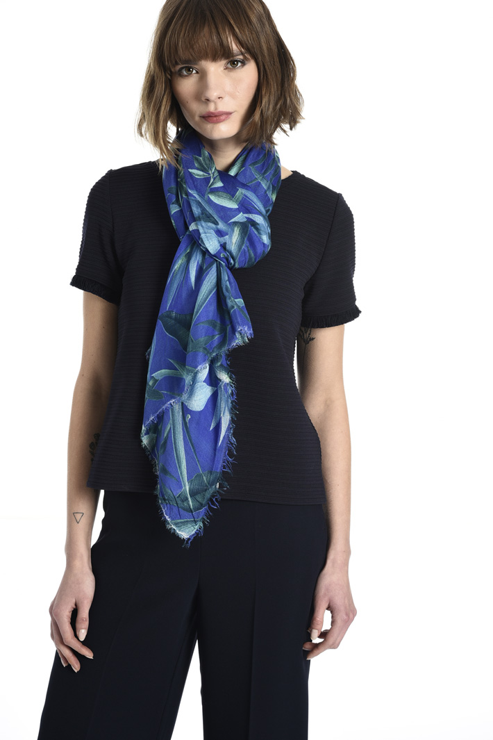 Floral pattern scarf Intrend Floral pattern scarf Intrend