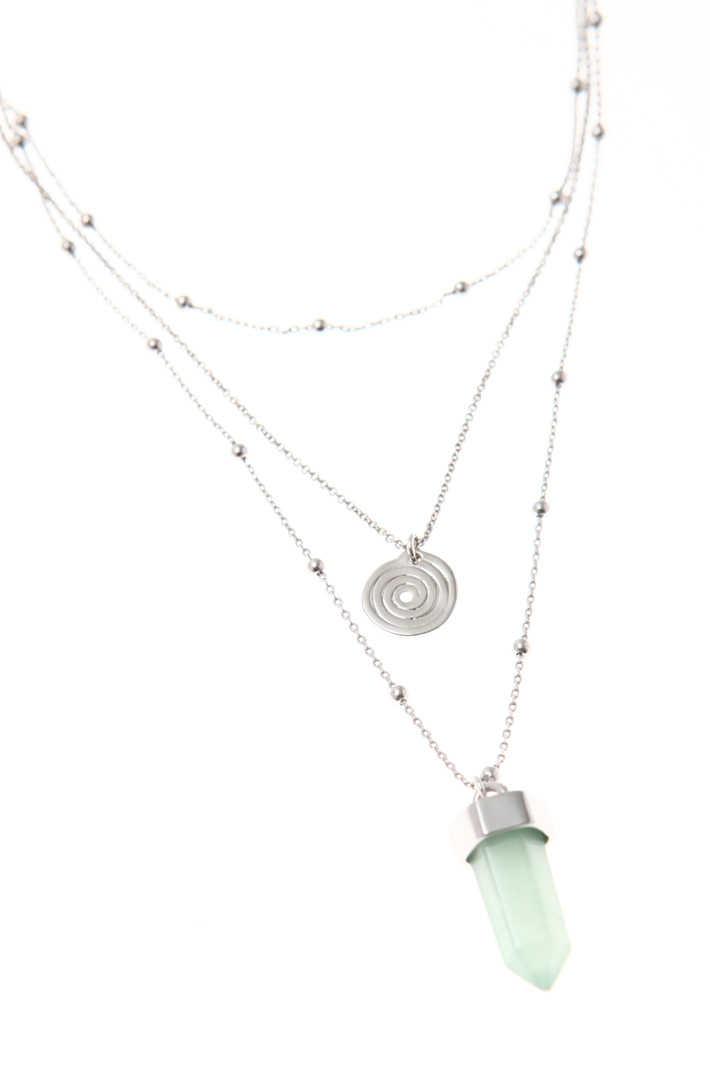 Necklace with crystal Intrend Necklace with crystal Intrend