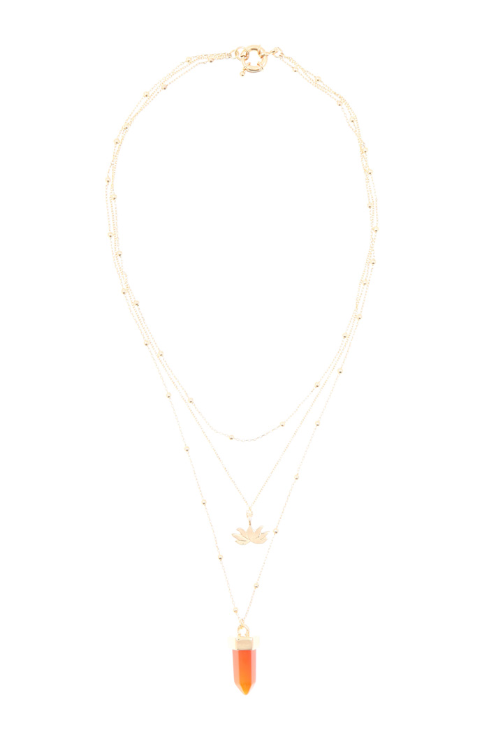 Necklace with crystal Intrend Necklace with crystal Intrend