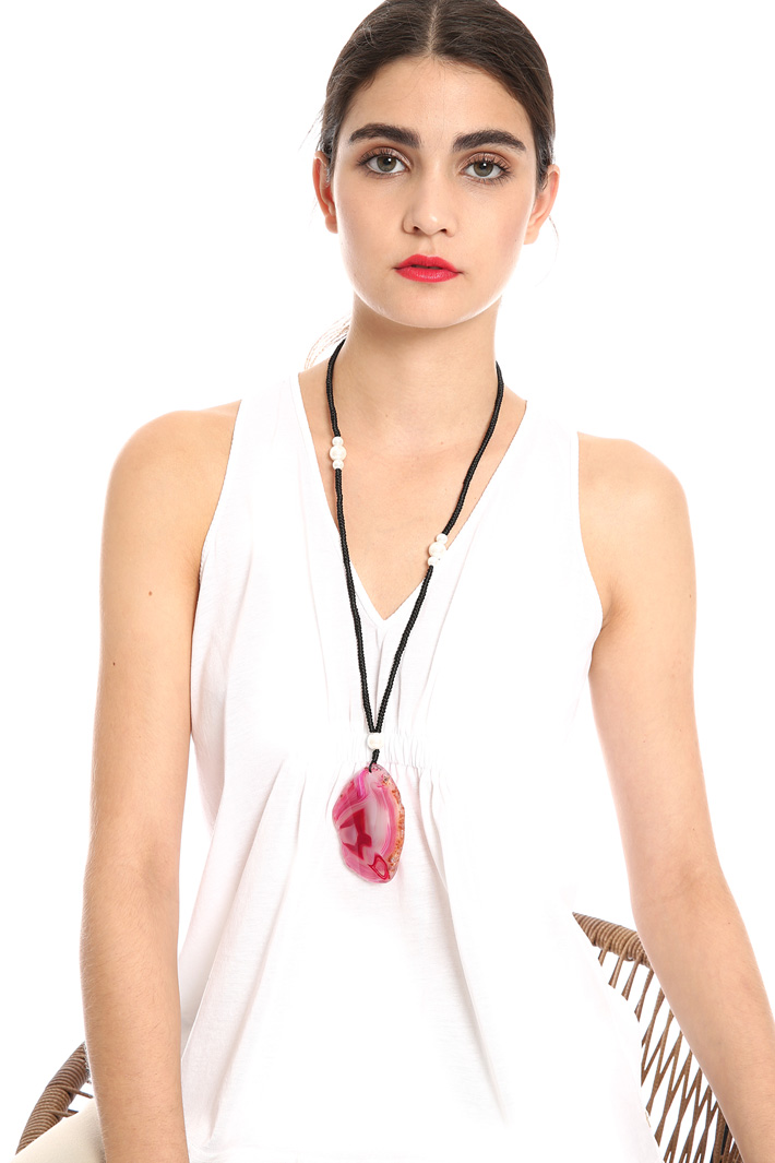 Necklace with stone Intrend Necklace with stone Intrend