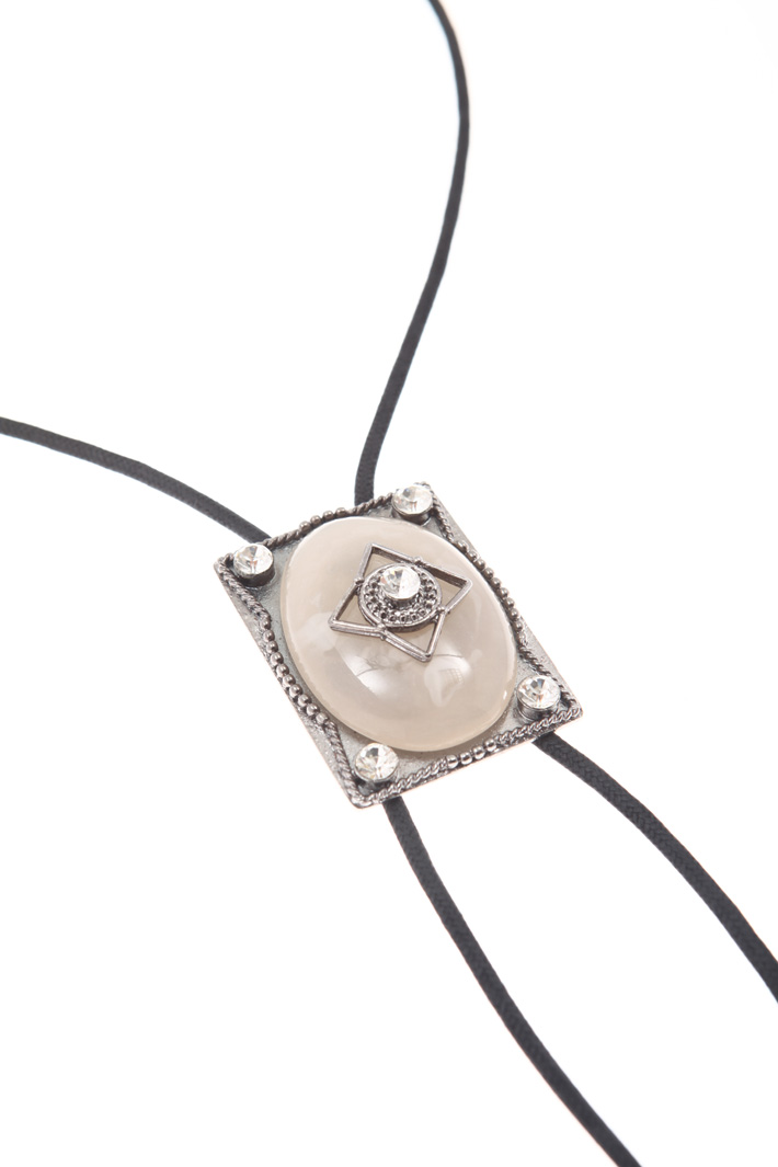 Necklace with resin details Intrend Necklace with resin details Intrend