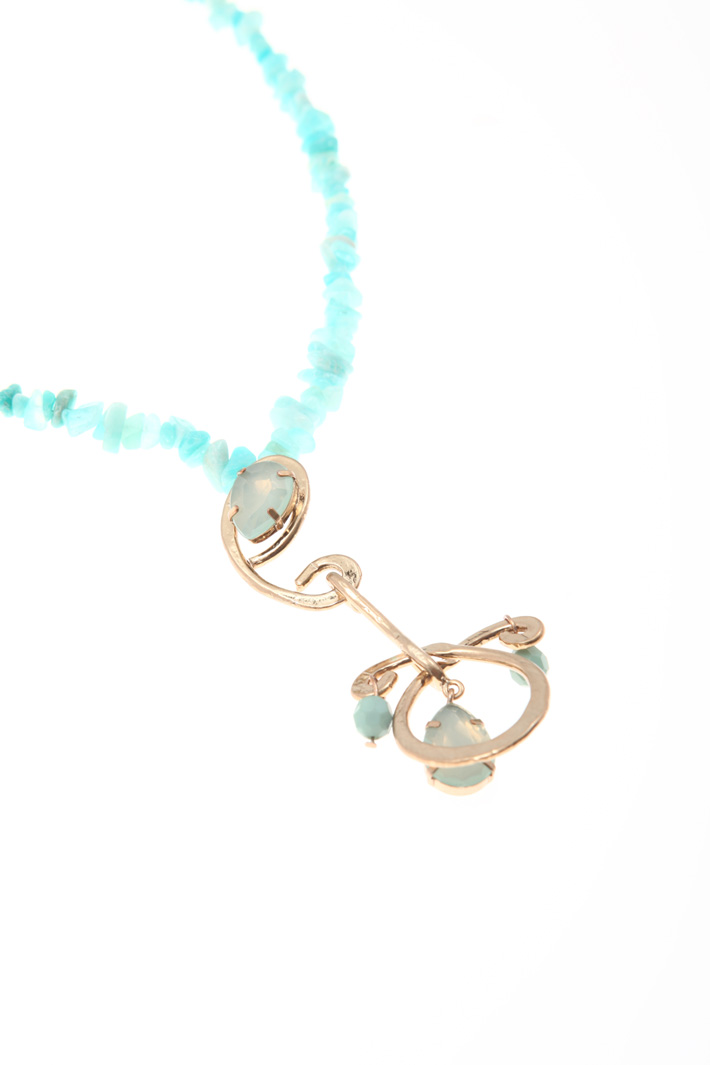 Necklace with stones and pendant
Intrend Necklace with stones and pendant
Intrend
