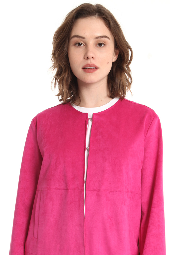 Suede effect duster coat Intrend Suede effect duster coat Intrend