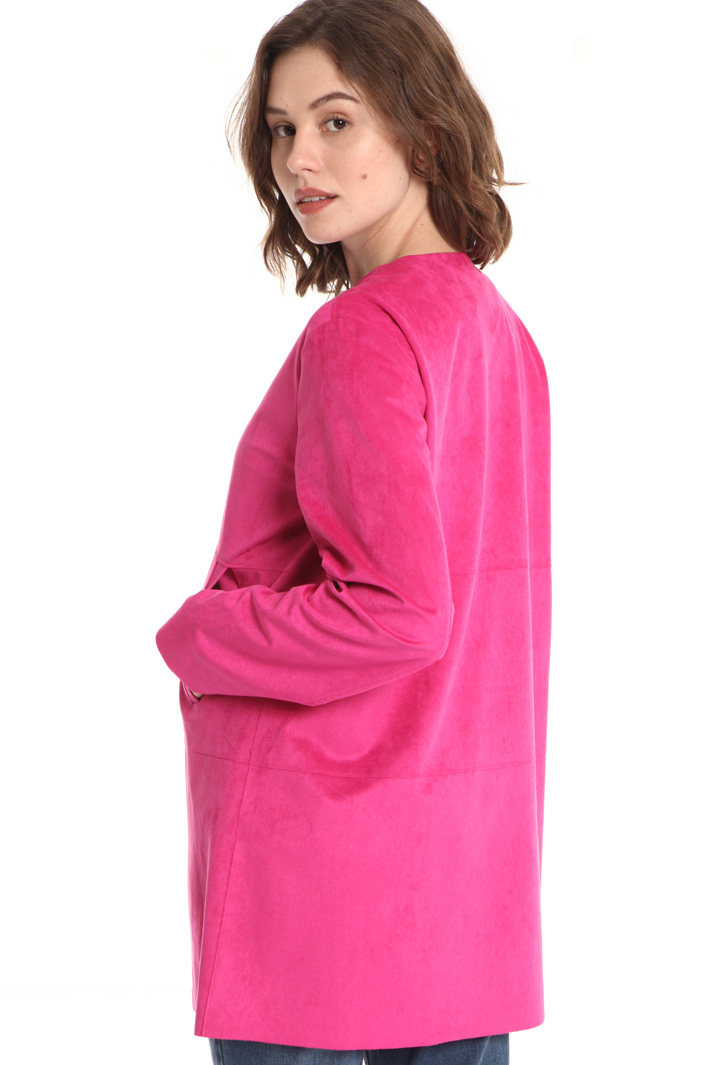 Suede effect duster coat Intrend Suede effect duster coat Intrend