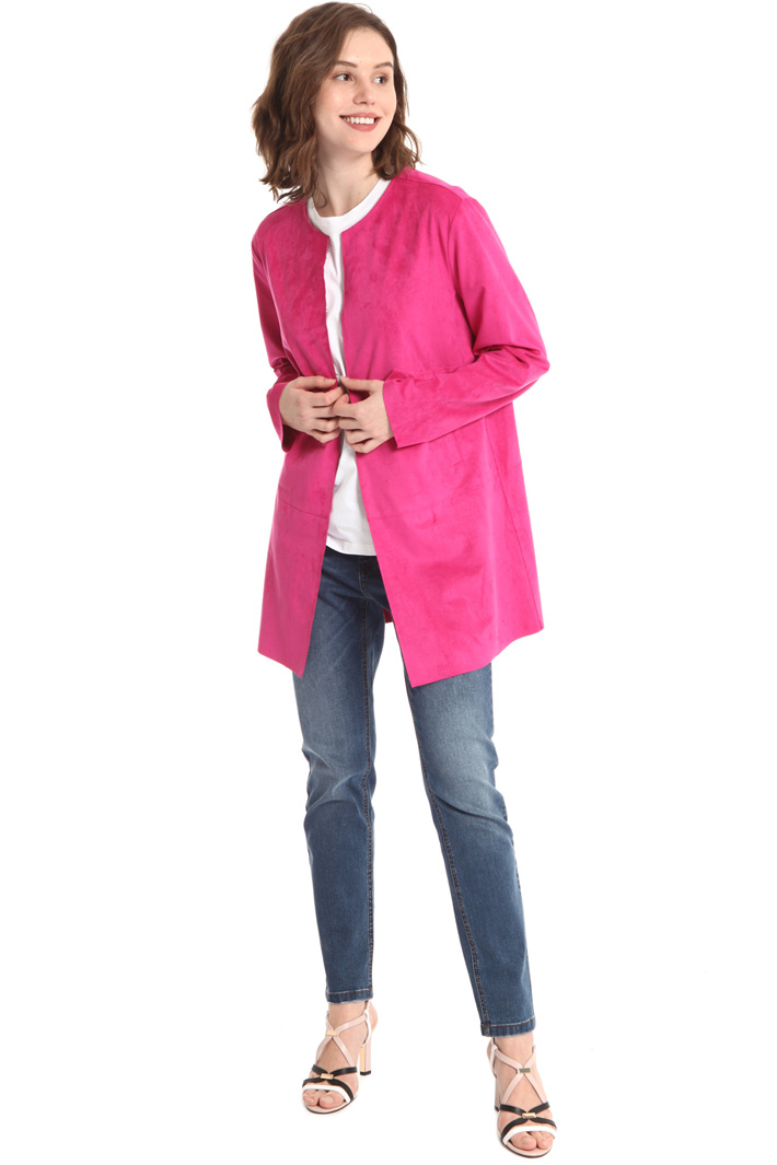 Suede effect duster coat Intrend Suede effect duster coat Intrend