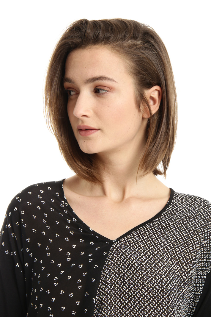 Jersey and silk top Intrend Jersey and silk top Intrend