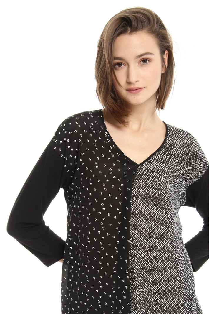 Jersey and silk top Intrend Jersey and silk top Intrend