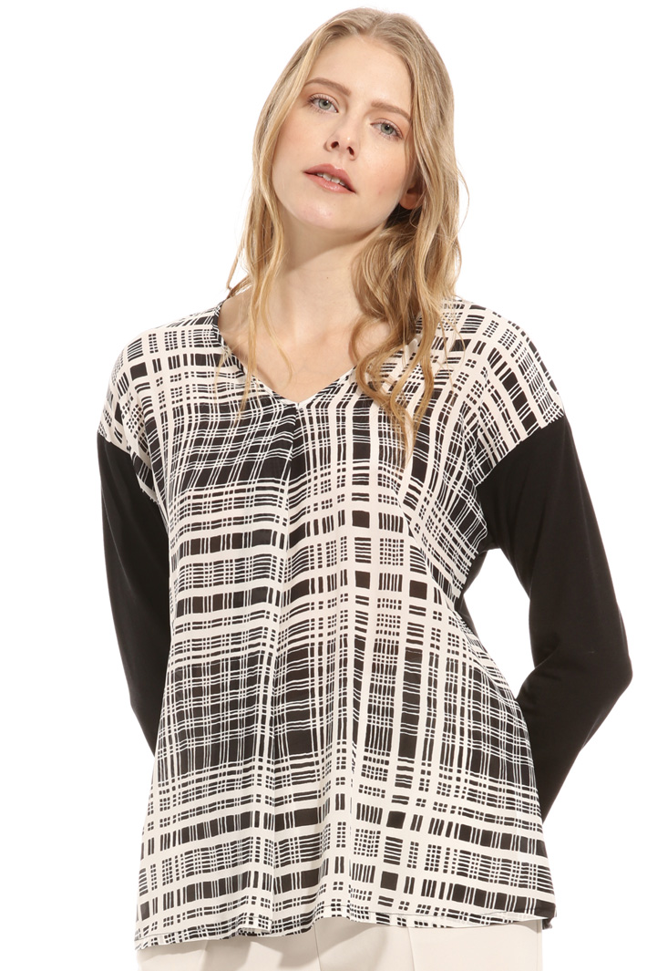 Jersey and silk top Intrend Jersey and silk top Intrend
