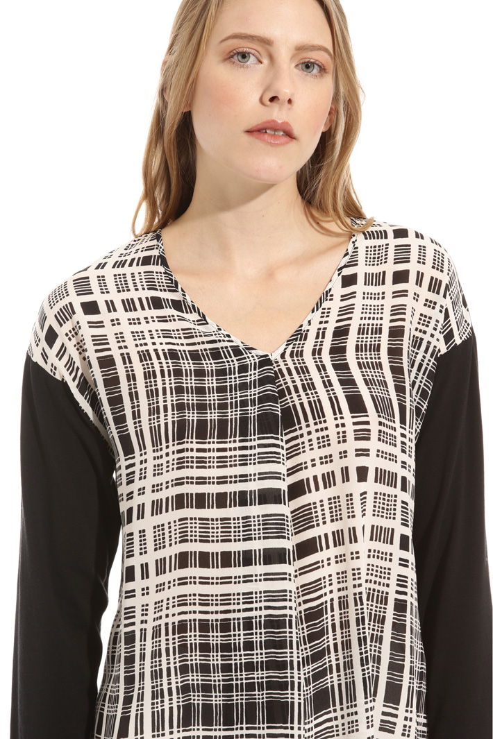 Jersey and silk top Intrend Jersey and silk top Intrend