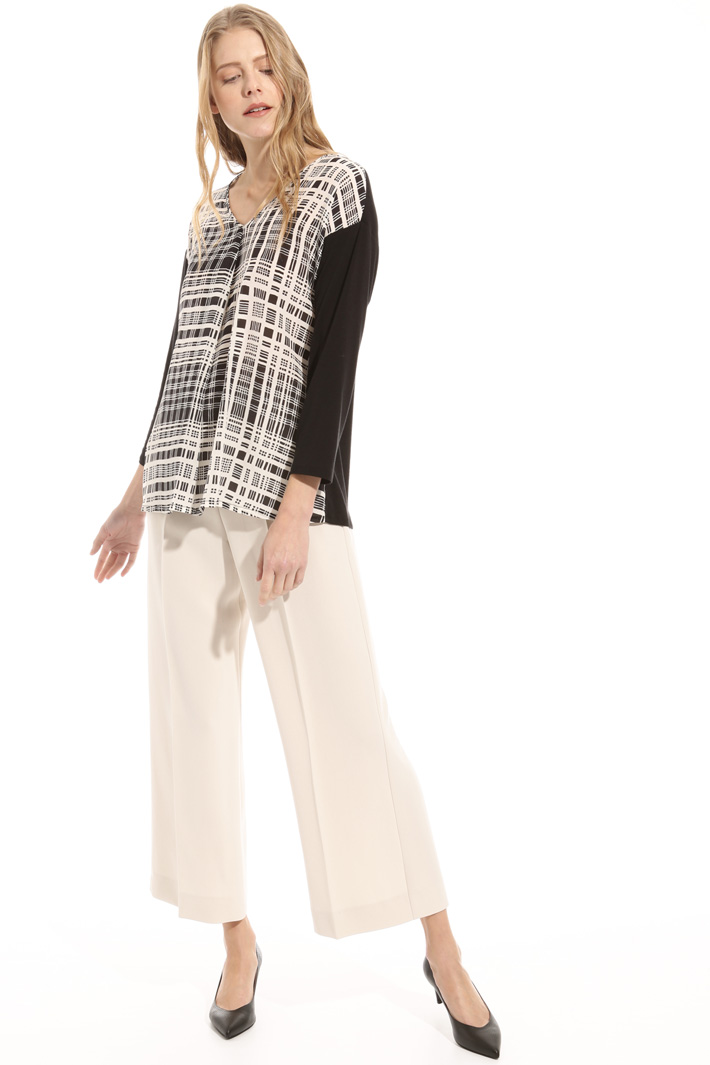 Jersey and silk top Intrend Jersey and silk top Intrend