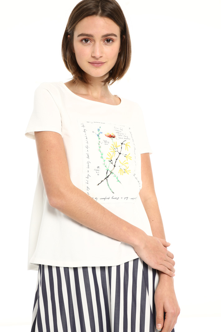 T-shirt in jersey di cotone Intrend T-shirt in jersey di cotone Intrend