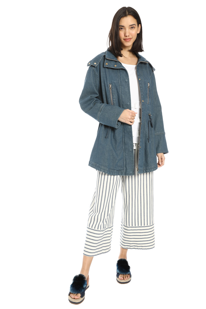 Denim parka coat Intrend Denim parka coat Intrend