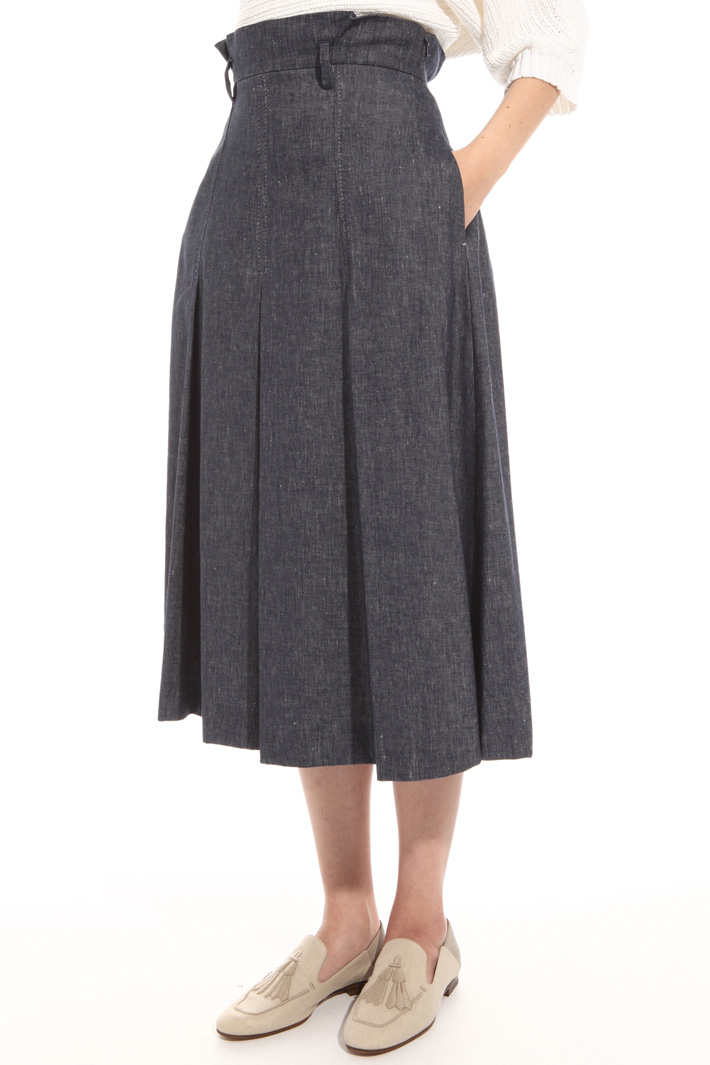 Denim effect skirt Intrend Denim effect skirt Intrend