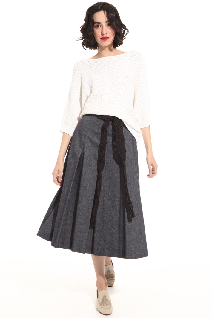 Denim effect skirt Intrend Denim effect skirt Intrend