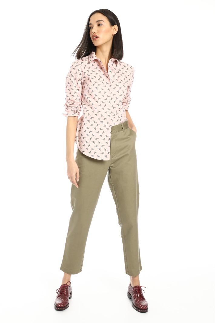 Patterned cotton shirt Intrend Patterned cotton shirt Intrend