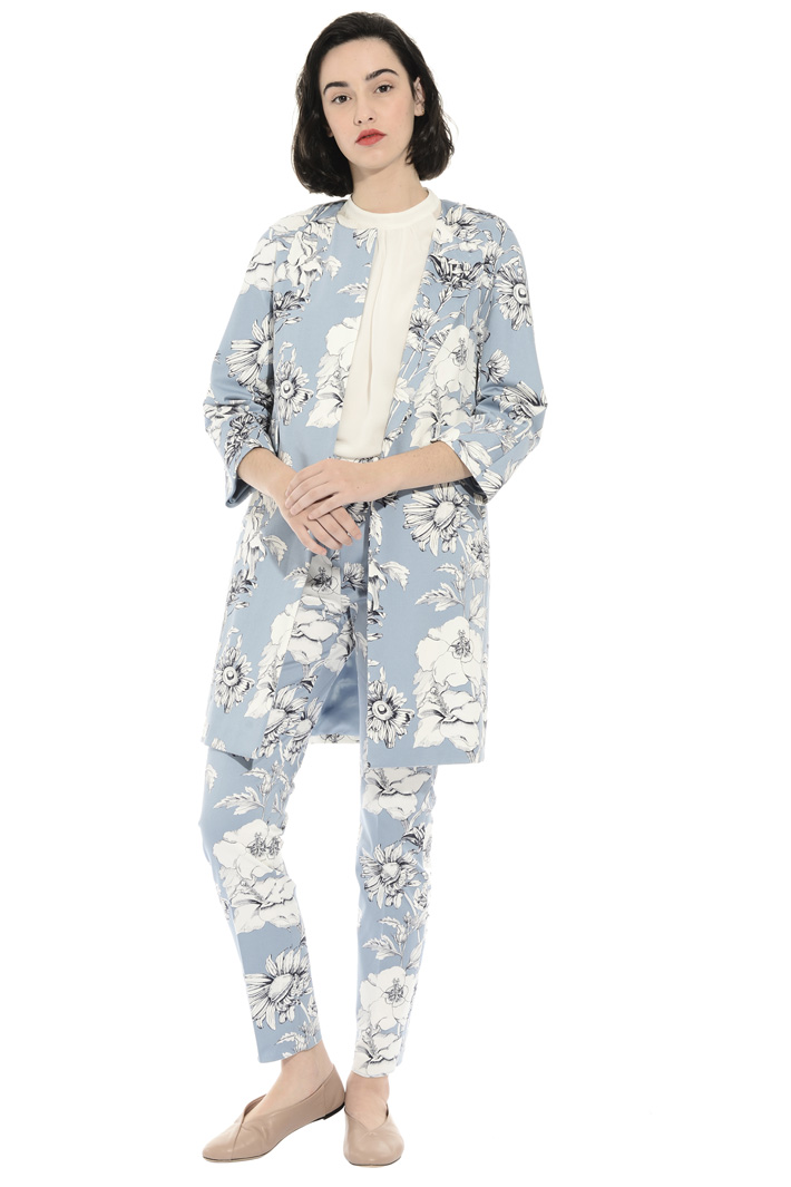 Cotton satin duster coat Intrend Cotton satin duster coat Intrend