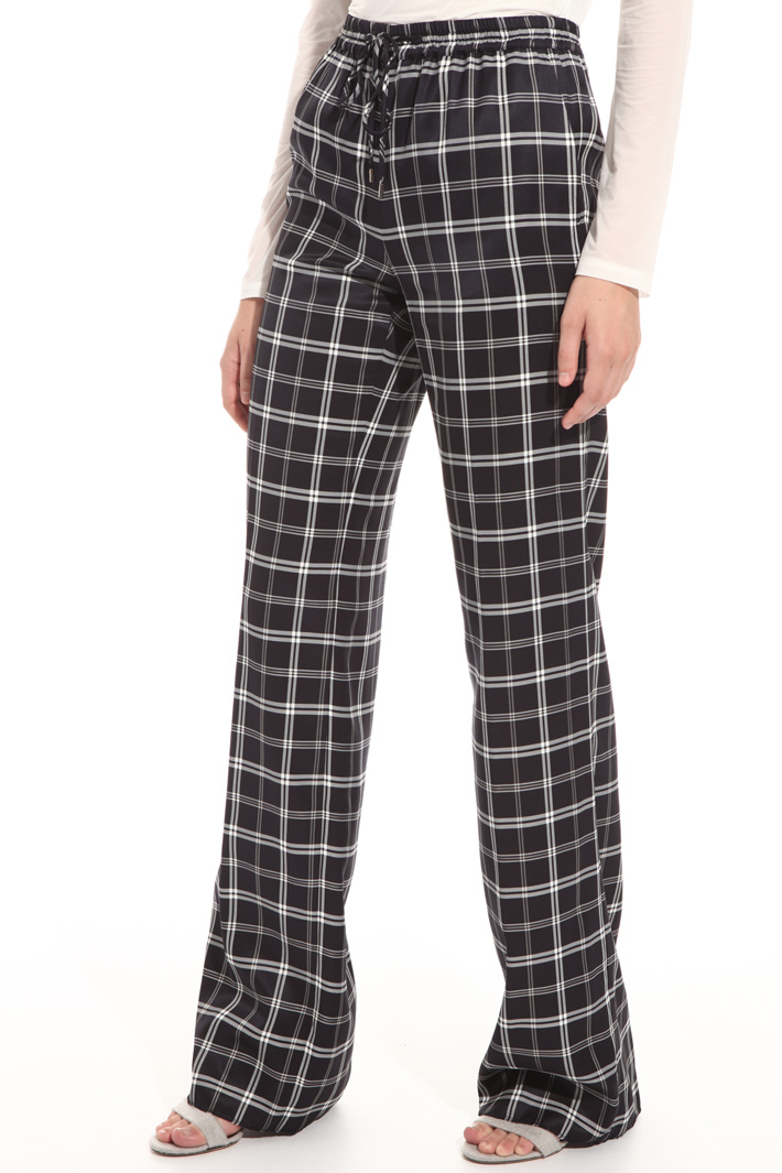 Twill palazzo trousers Intrend Twill palazzo trousers Intrend