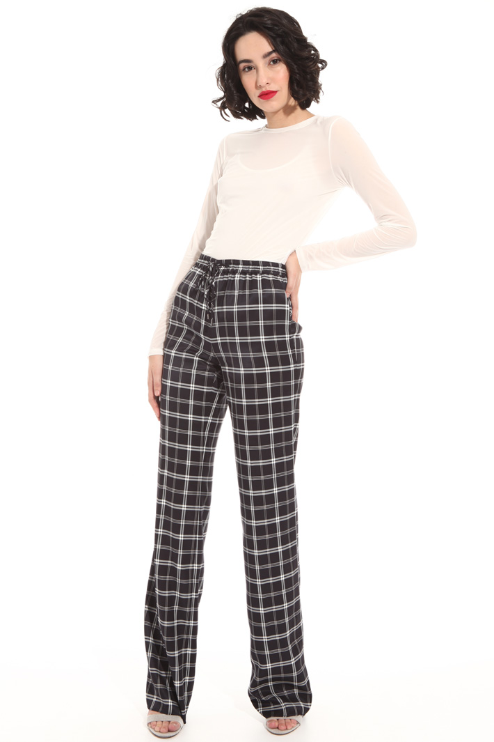 Twill palazzo trousers Intrend Twill palazzo trousers Intrend