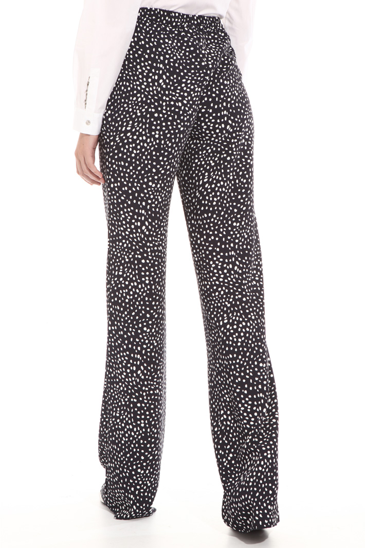 Printed cady trousers Intrend Printed cady trousers Intrend