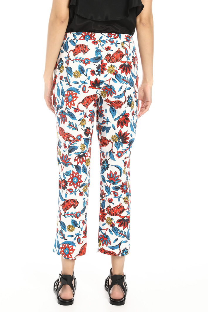 Cotton gabardine trousers Intrend Cotton gabardine trousers Intrend