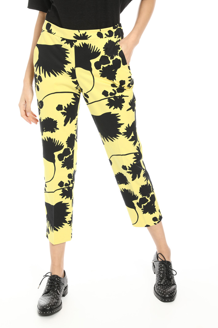 Cotton gabardine trousers Intrend Cotton gabardine trousers Intrend