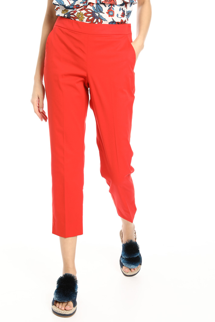 Cotton gabardine trousers Intrend Cotton gabardine trousers Intrend