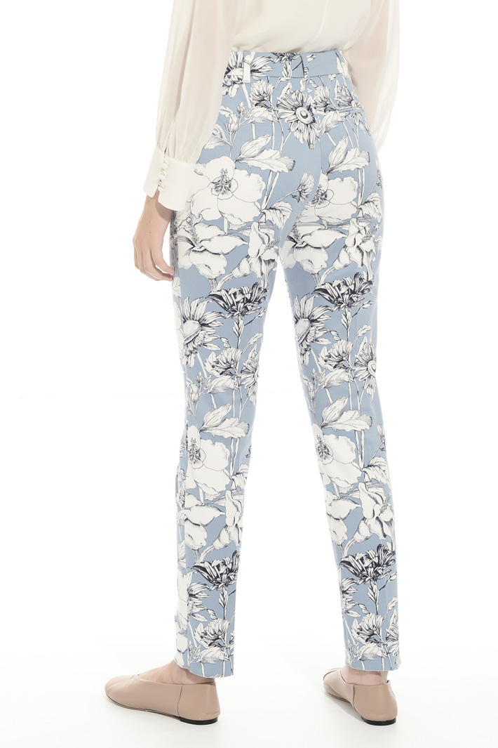Cotton satin trousers Intrend Cotton satin trousers Intrend