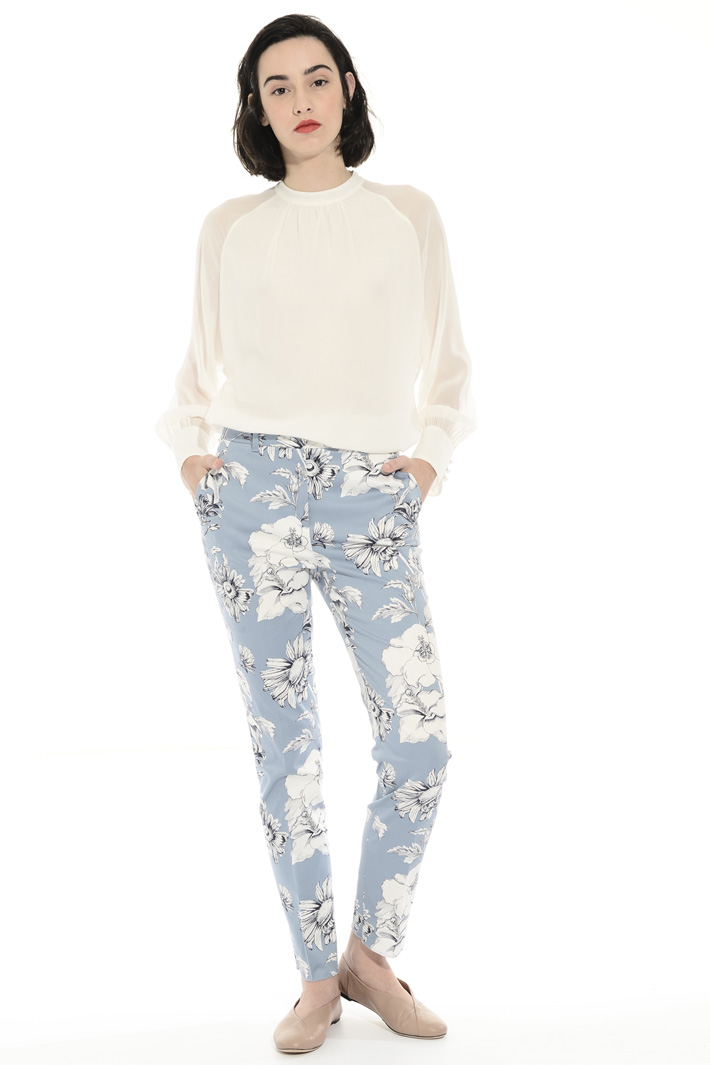 Cotton satin trousers Intrend Cotton satin trousers Intrend