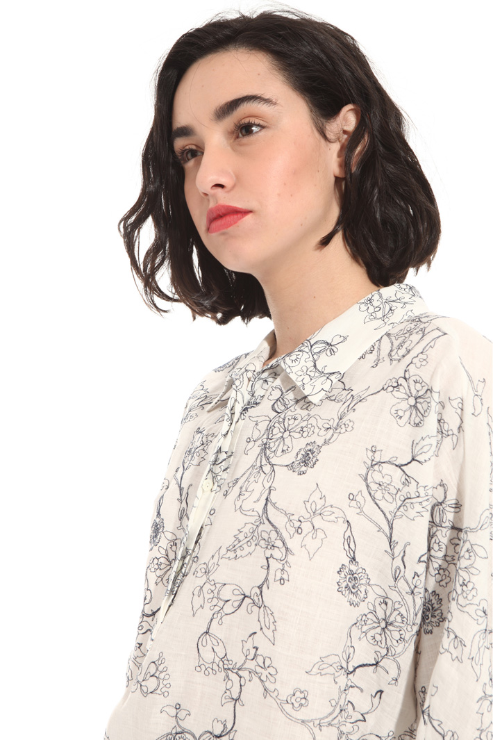 Fil coupé linen tunic Intrend Fil coupé linen tunic Intrend