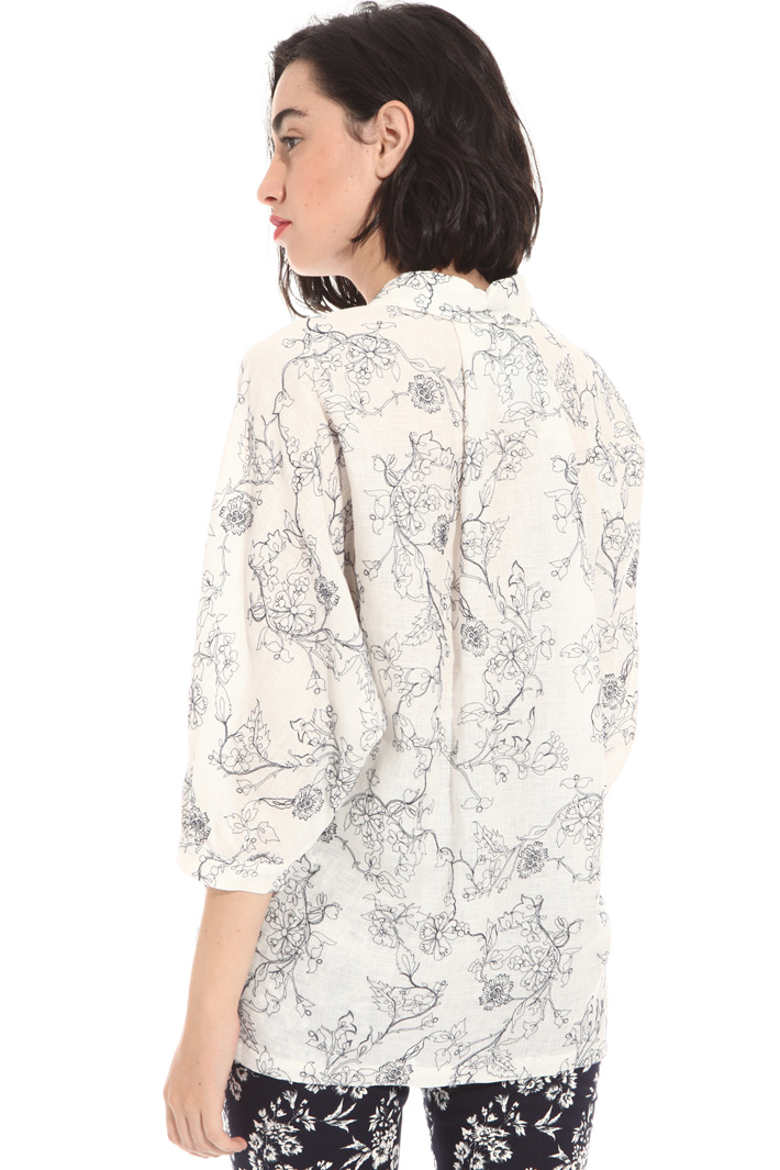 Fil coupé linen tunic Intrend Fil coupé linen tunic Intrend