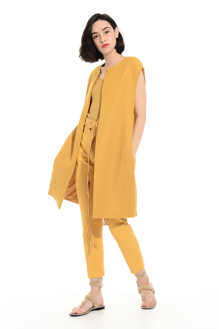 Pure linen vest Intrend Pure linen vest Intrend
