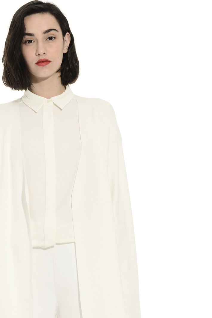 Long knitted cardigan Intrend Long knitted cardigan Intrend