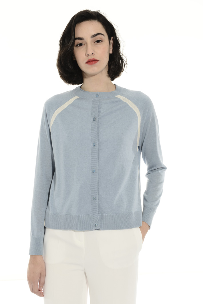 Wool and silk cardigan Intrend Wool and silk cardigan Intrend