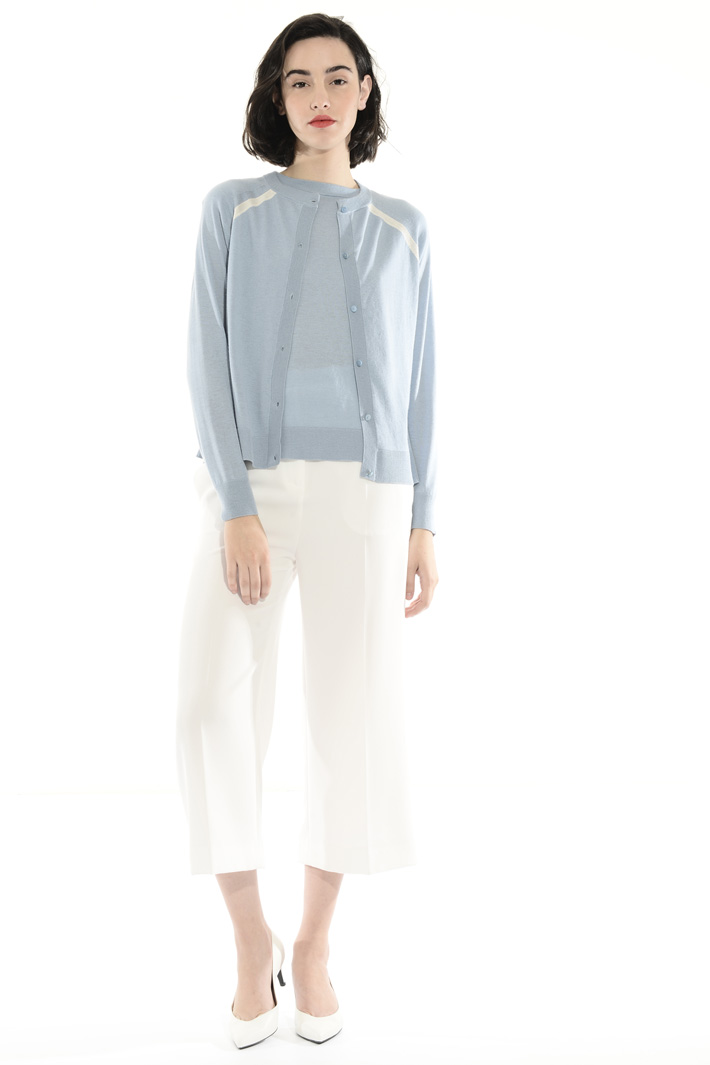 Wool and silk cardigan Intrend Wool and silk cardigan Intrend