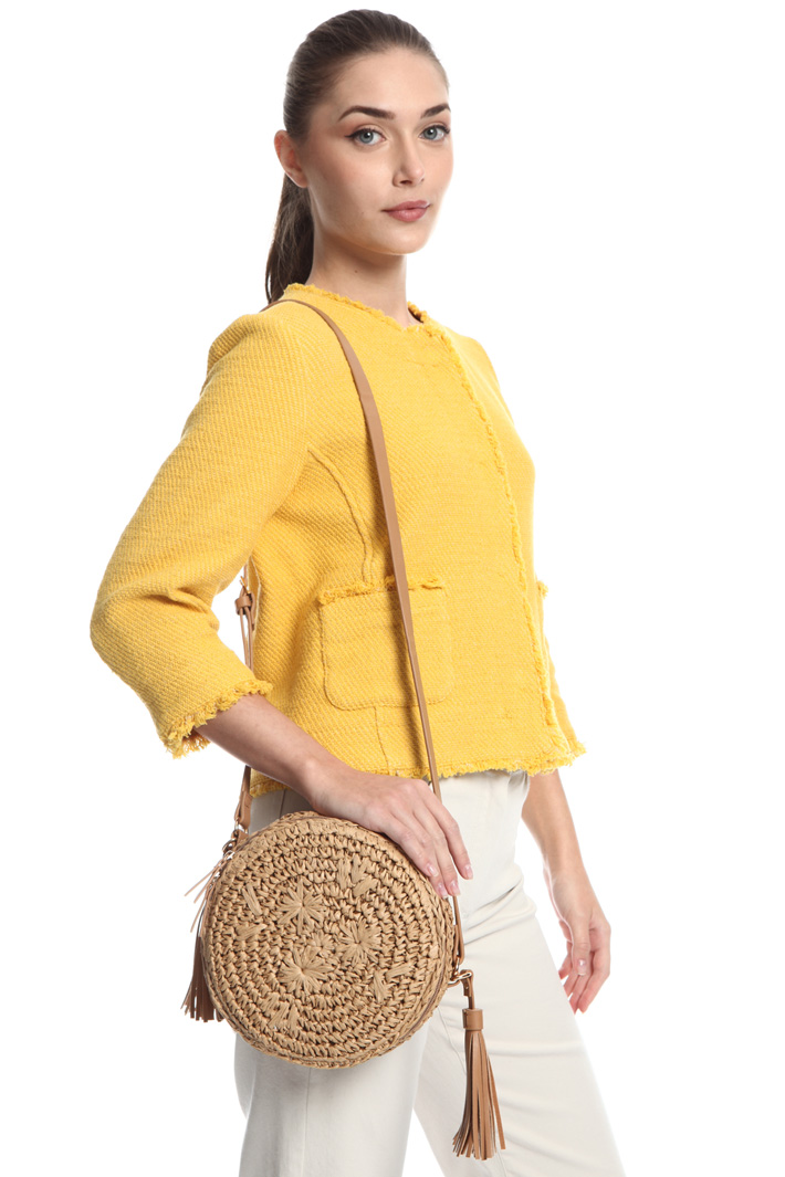 Raffia cross body bag Intrend Raffia cross body bag Intrend