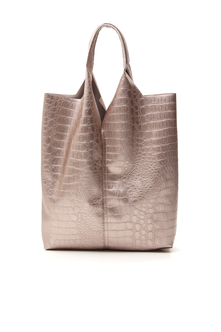 Crocodile print shopping bag Intrend Crocodile print shopping bag Intrend