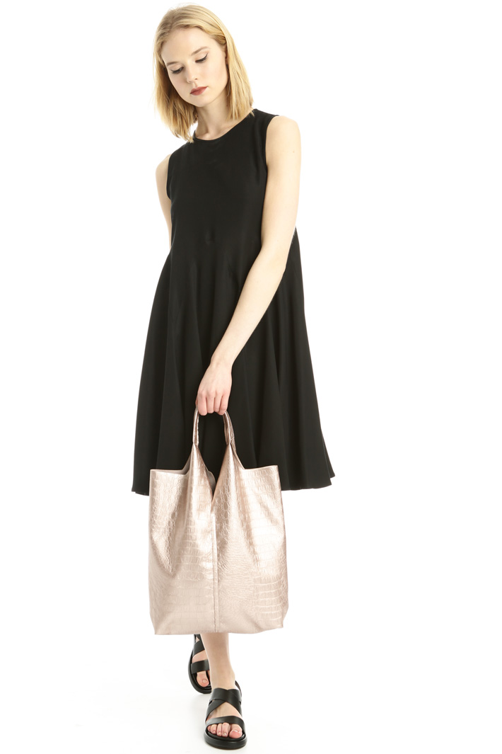 Crocodile print shopping bag Intrend Crocodile print shopping bag Intrend