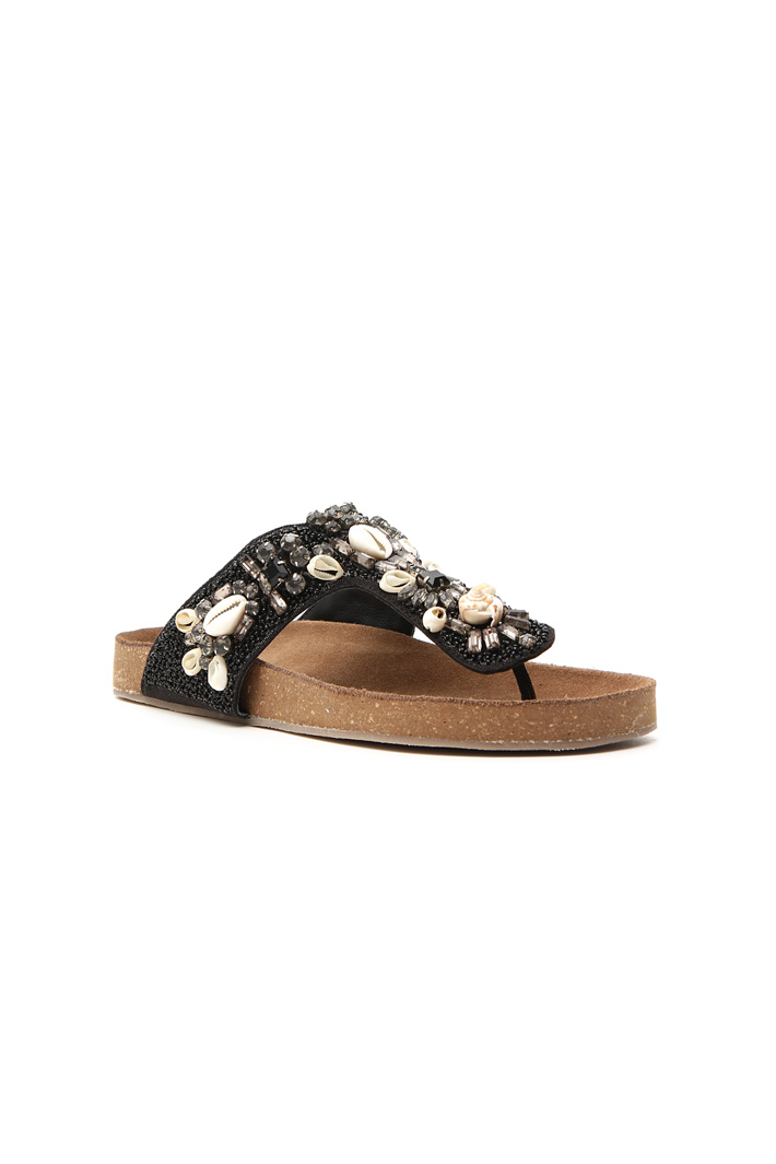 Bead and stone slippers Intrend Bead and stone slippers Intrend