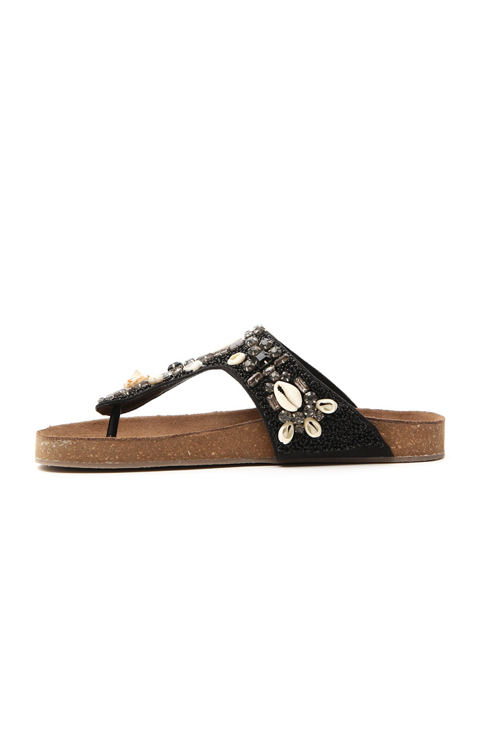 Bead and stone slippers Intrend Bead and stone slippers Intrend