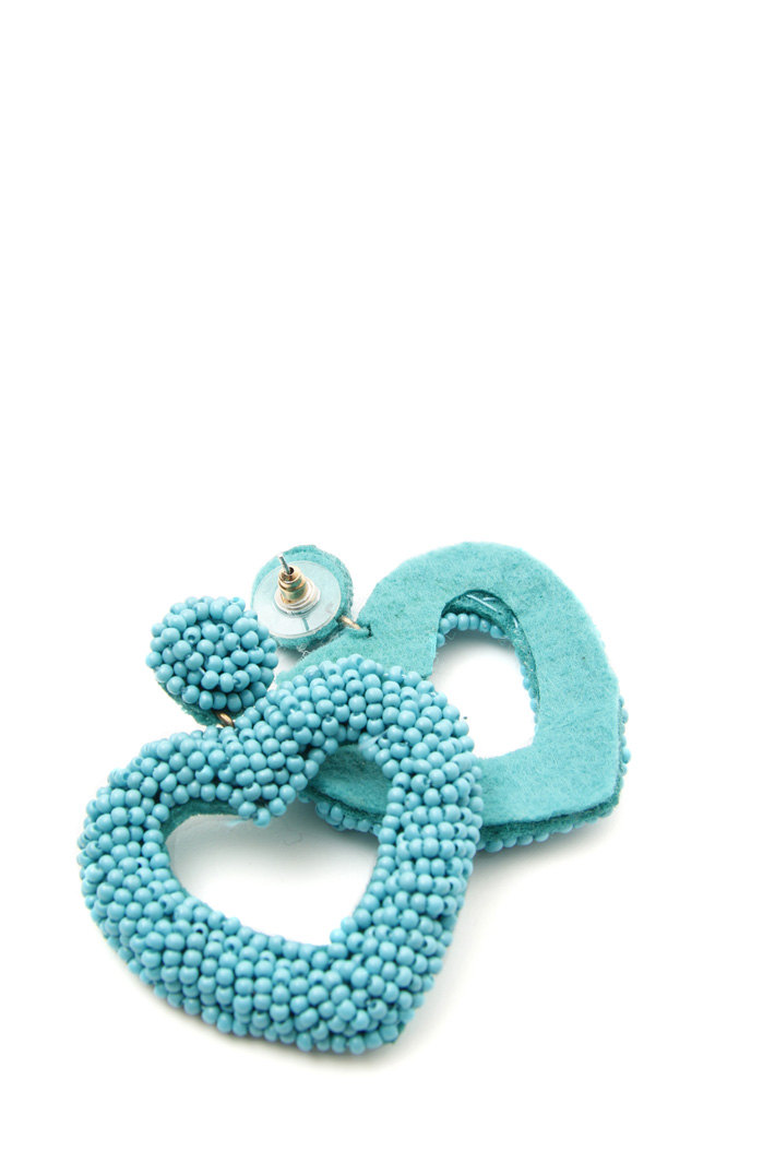Heart shaped earrings Intrend Heart shaped earrings Intrend